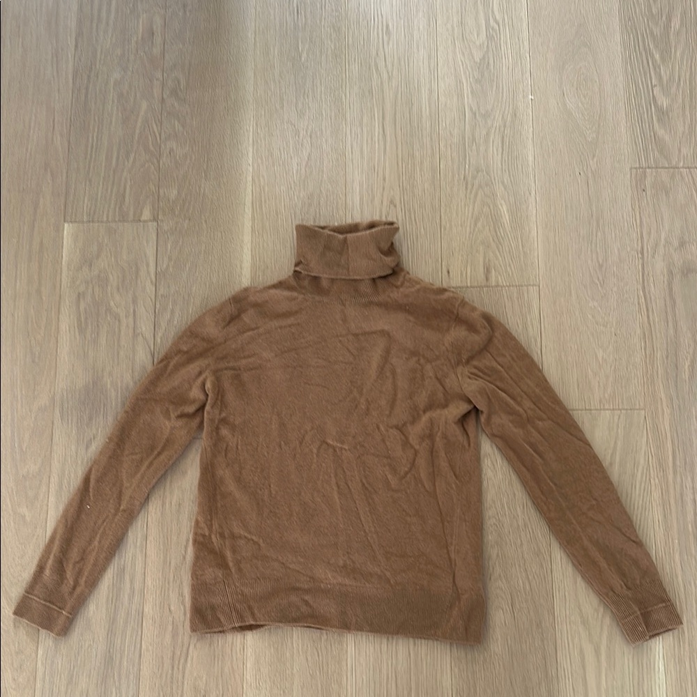Men's Brown Turtleneck Sweater